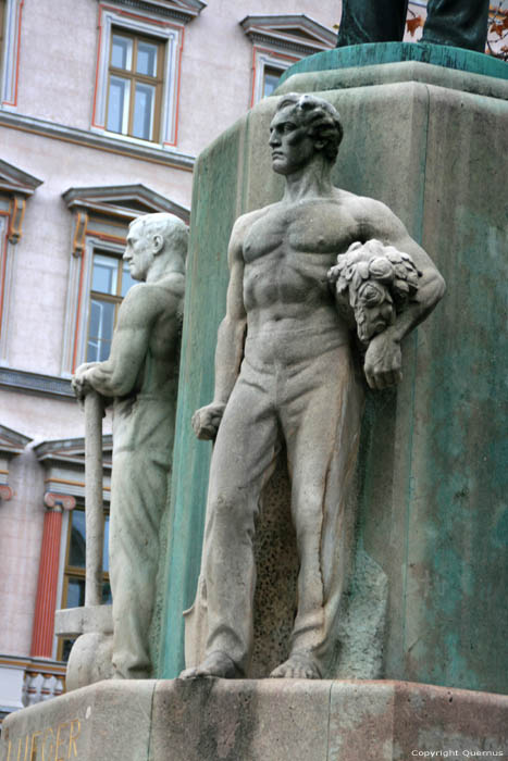 Karl Lueger statue VIENNA / Austria 