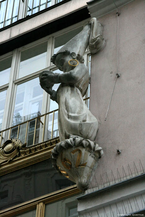 Statue F.Hartinger - F.Welz beeld VIENNE / Autriche 