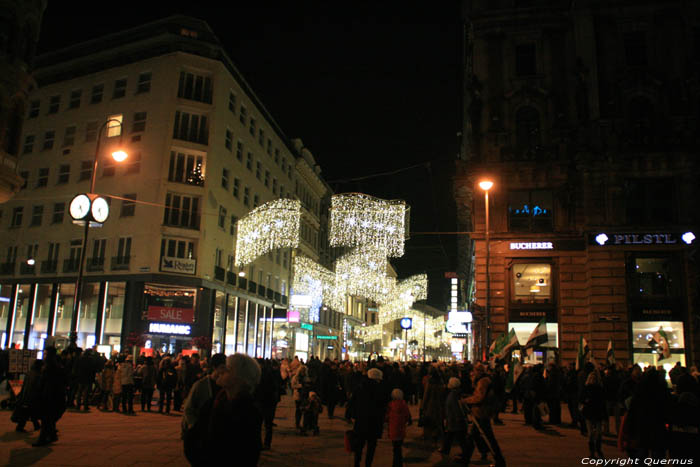 Lumires de Nol Graben VIENNE / Autriche 