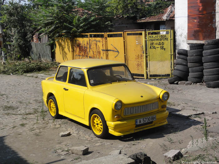 Yellow Trabant Burgas / Bulgaria 