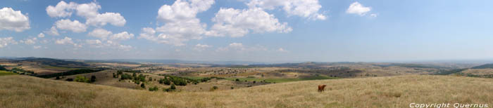 Vue du cme d'une montagne Izvorishte / Bulgarie 