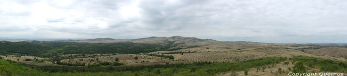 Vue du cme d'une montagne Izvorishte / Bulgarie 