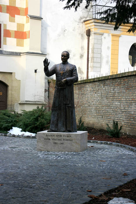 Statue Boldog Apor Vilmos Vrtan Pspke Gyor / Hungary 