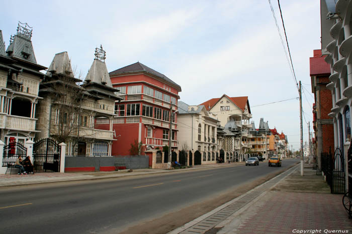 Straatzicht Buzescu / Roemeni 