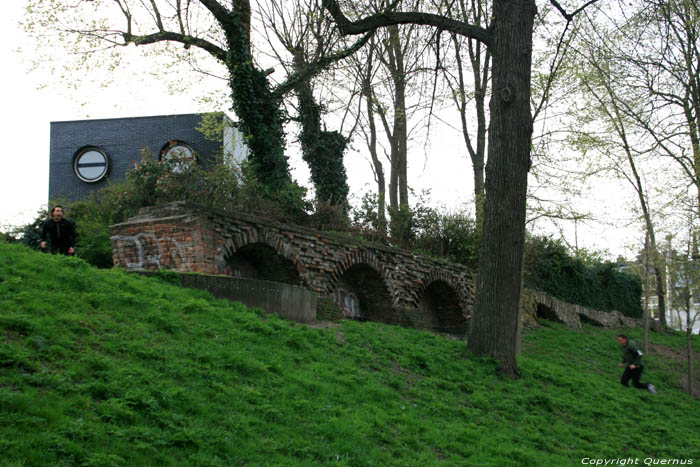 Remains of the city walls Utrecht / Netherlands 