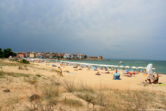 Plage du ct moderne Sozopol / Bulgarie 