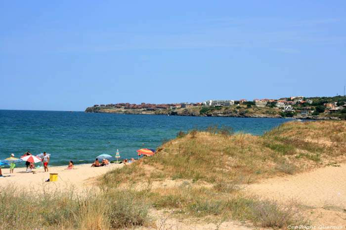 Plage du ct moderne Sozopol / Bulgarie 