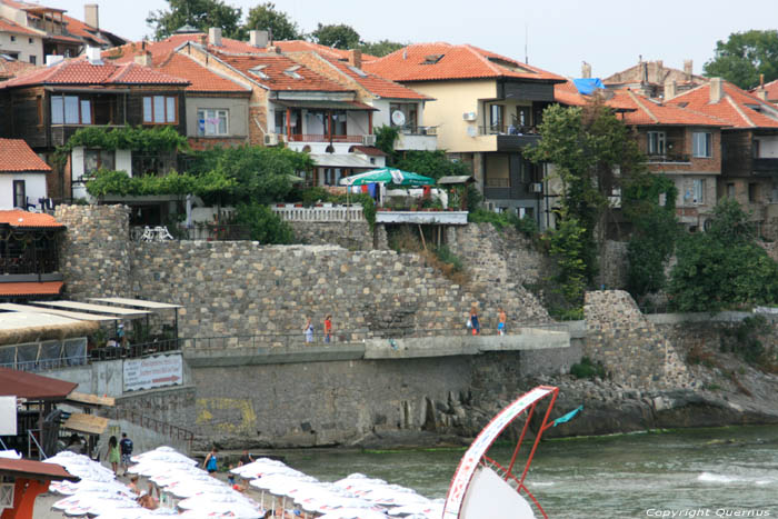 Zicht op Oud Dorp Sozopol / Bulgarije 