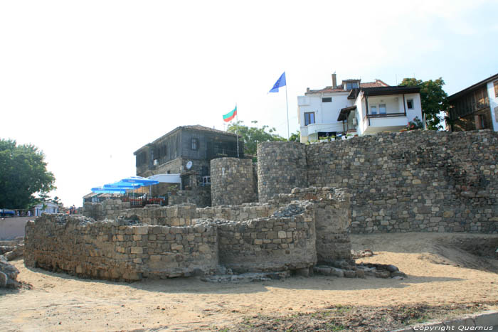 Oude Stadsmuur en Stadspoort Sozopol / Bulgarije 