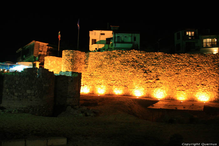 Oude Stadsmuur en Stadspoort Sozopol / Bulgarije 