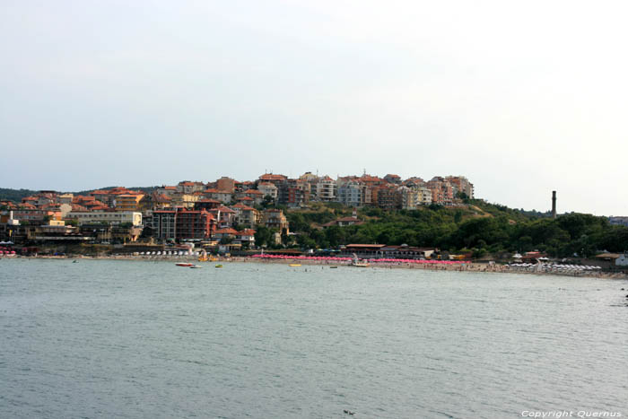 View on Westside of modern Sozopol Sozopol / Bulgaria 