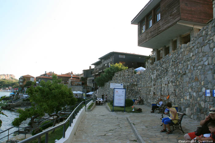 City Walls East Side and Drevna Gate Sozopol / Bulgaria 