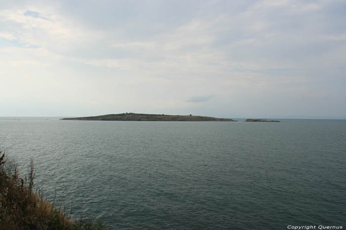 Zicht op Eiland Sozopol / Bulgarije 