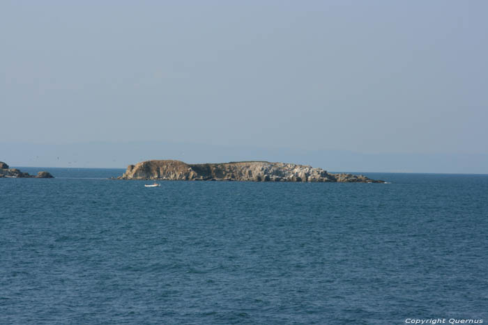 Zicht op Eiland Sozopol / Bulgarije 