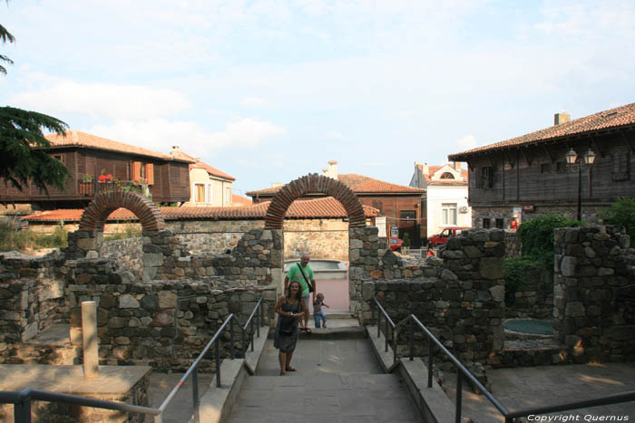 Funderingen Basiliek Sozopol / Bulgarije 