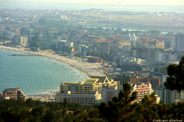 Vue sur Sunny Beach Sveti Vlas / Bulgarie 