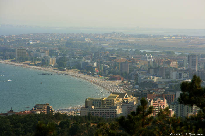 View on Sunny beach (Slanchev Bryag) Sveti Vlas / Bulgaria 