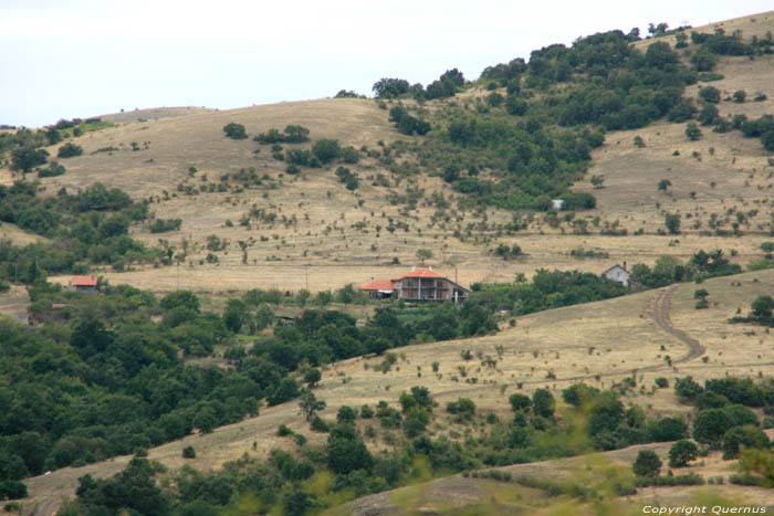 Vue sur montaignes aprs Izvorishte Bryastovets / Bulgarie 