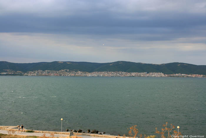 View on Black Sea and Sveti Vlas Nessebar / Bulgaria 