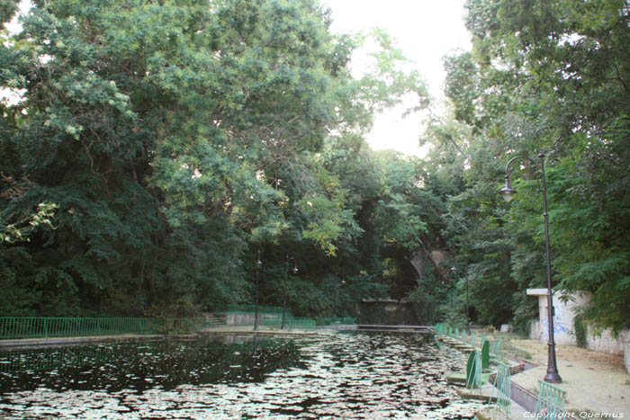 Vijver in Primorski Park Varna / Bulgarije 