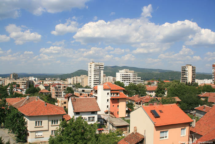 Zicht over Vratza Vratza / Bulgarije 