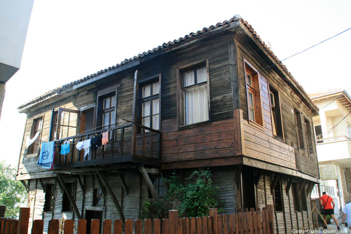 Wooden house weirdly repaired Sozopol / Bulgaria 