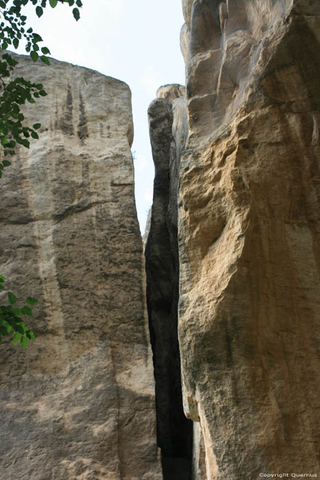 Tiny Rock Split Madara in MADARA / Bulgaria 