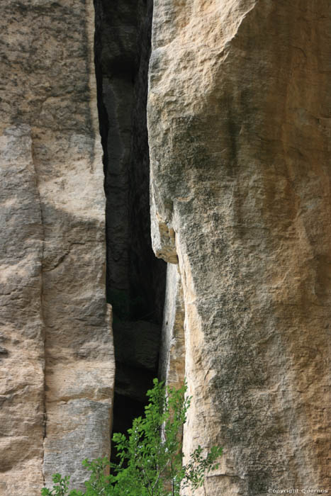 Tiny Rock Split Madara in MADARA / Bulgaria 