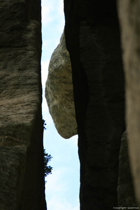 Tiny Rock Split Madara in MADARA / Bulgaria 