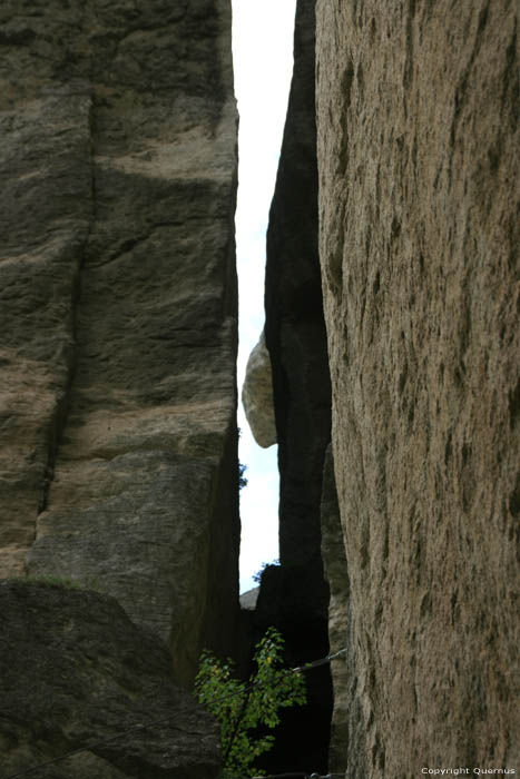 Tiny Rock Split Madara in MADARA / Bulgaria 