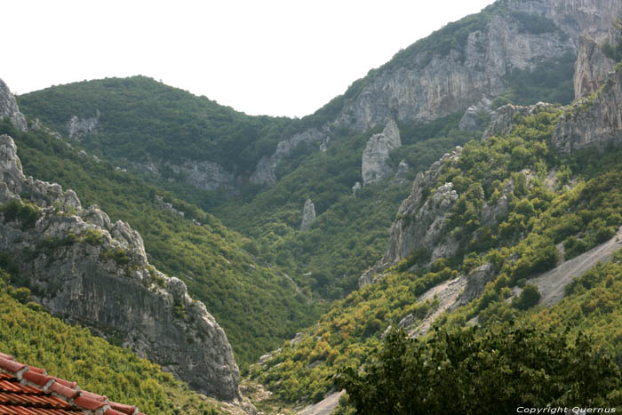 Vue dus montagnes Vratza / Bulgarie 