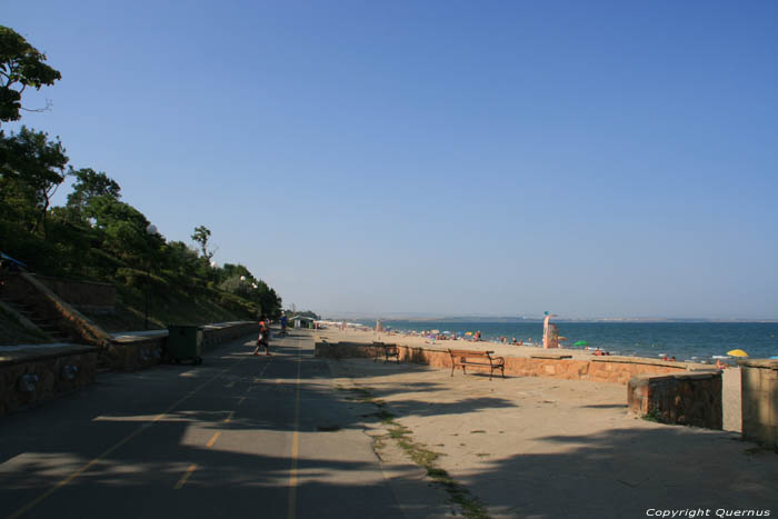 Road next to Beach Burgas / Bulgaria 