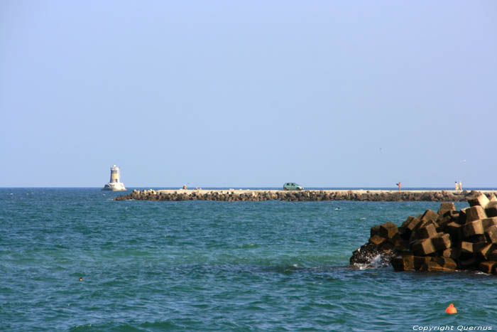 Pier en Vuurtoren Pomorie / Bulgarije 