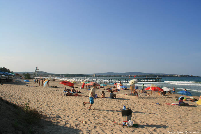 South end of Beach Primorsko / Bulgaria 