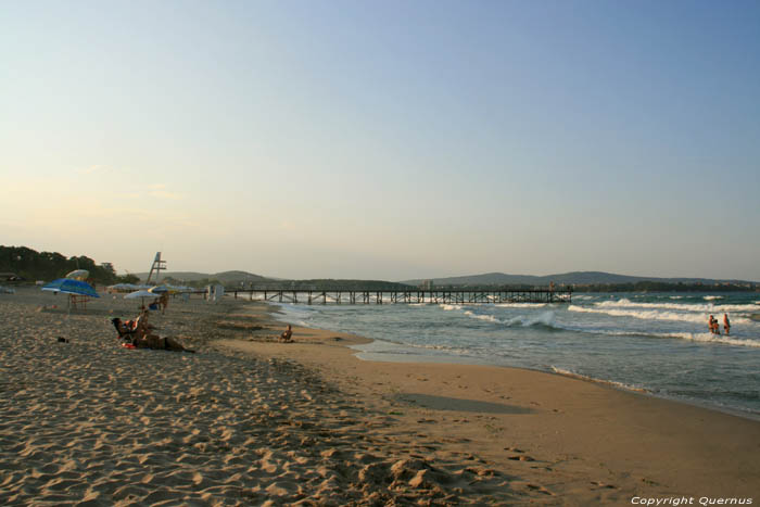 South end of Beach Primorsko / Bulgaria 
