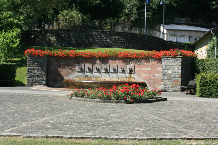 Source of the Seven Fountains / Siewebueren Fountain Septfontaines / Luxembourg 