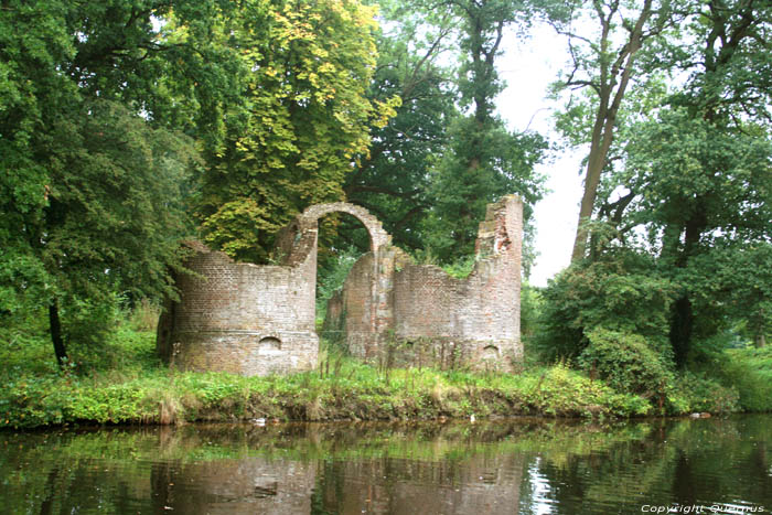 Old Ruitenborgh Ruins / Toutenburg Ruins Vollenhove in Steenwijkerland / Netherlands 