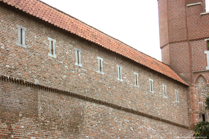 Stadsmuur tussen Pelserpoort en Diezerpoort Zwolle in ZWOLLE / Nederland 