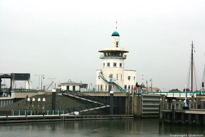 Havenmond Harlingen / Nederland 