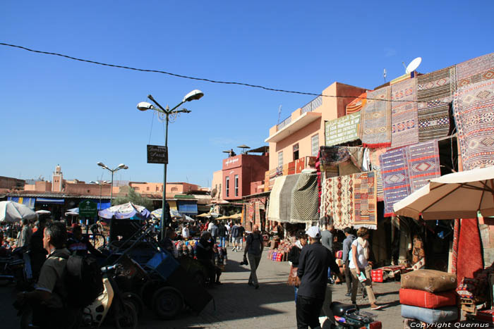 Plein in Souks Marrakech / Marokko 