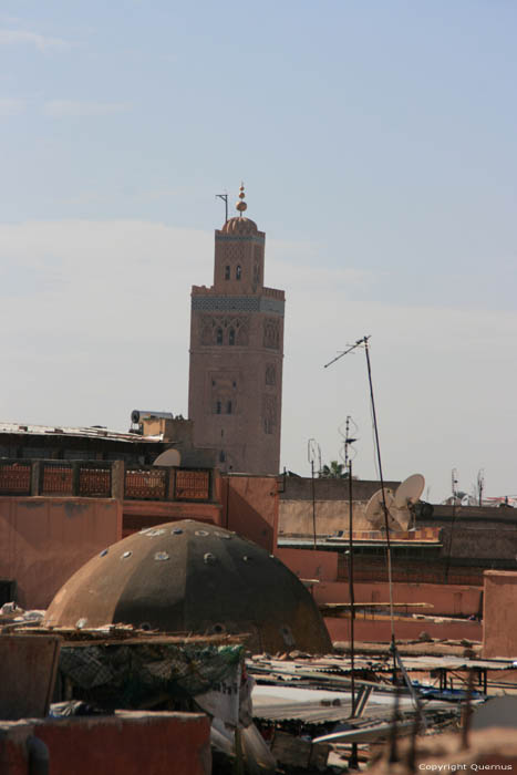 Vue sur Marrakech de Terasse sur tot  