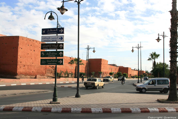 Enceinte de ville Sud Ouest Marrakech / Maroc 