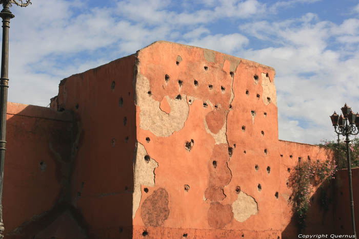 Zuid-Westelijke Stadmuur Marrakech / Marokko 