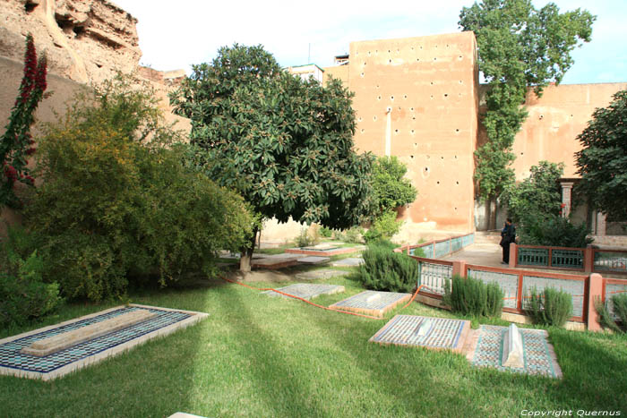 Saadiense graven Marrakech / Marokko 