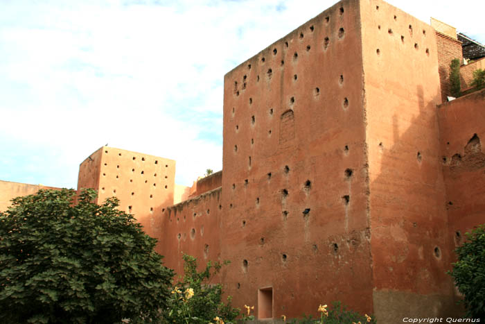 Stadmuur Marrakech / Marokko 