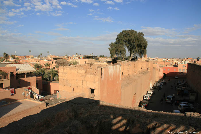 Vue depuis Tot Marrakech / Maroc 