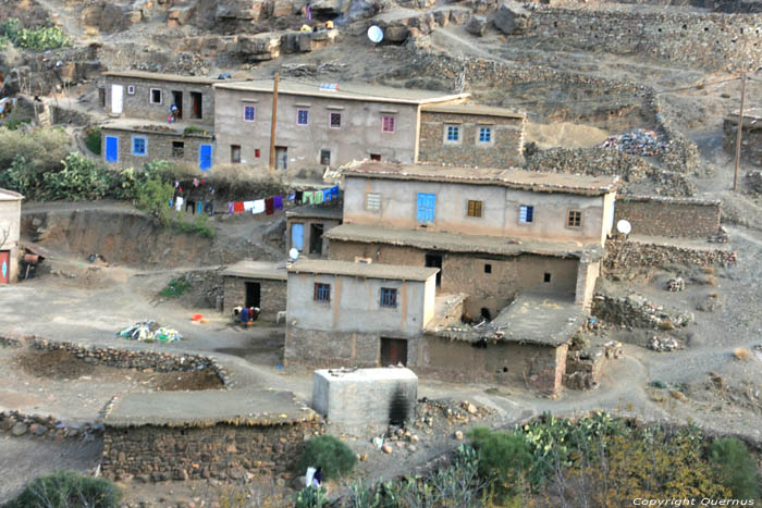 View on Town Taddart Izdar / Morocco 