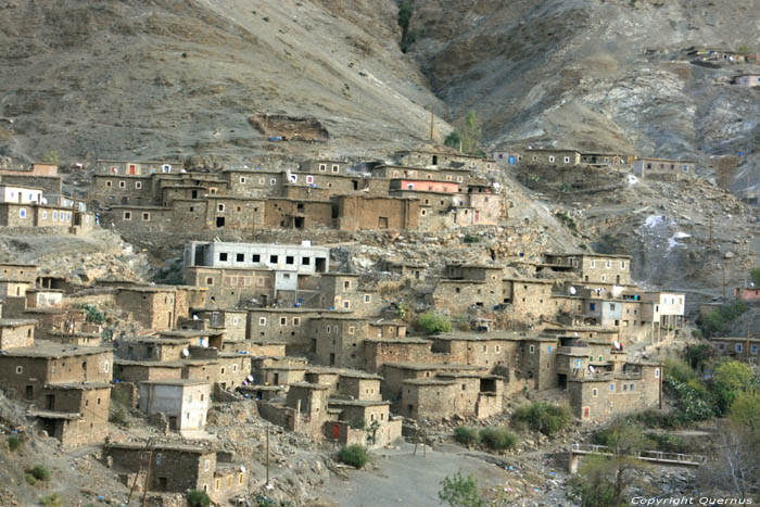 View on Town Taddart Izdar / Morocco 