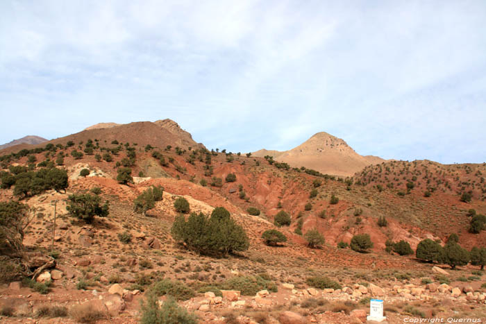Landschap Tizi 'N Tichka / Marokko 