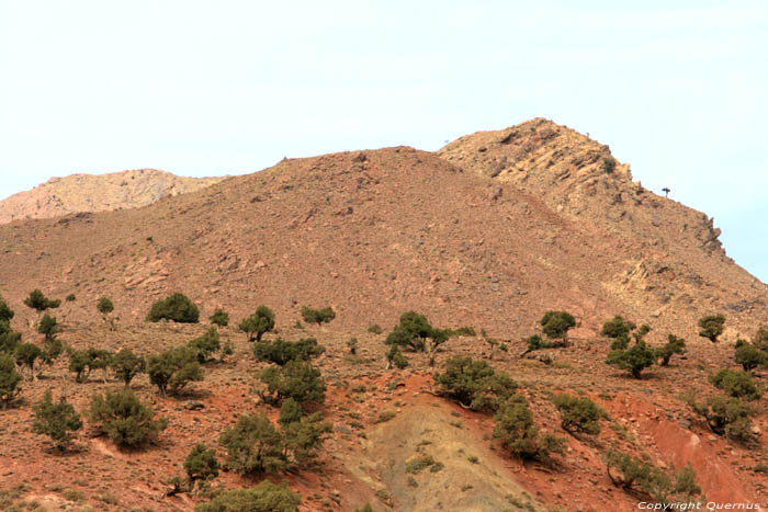 Landschap Tizi 'N Tichka / Marokko 